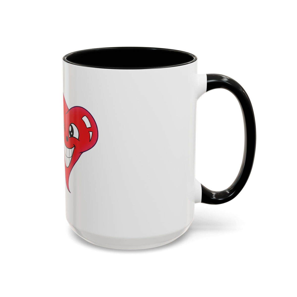 Winking Heart Graphic Mug | Accent Coffee Mug 11oz 15oz