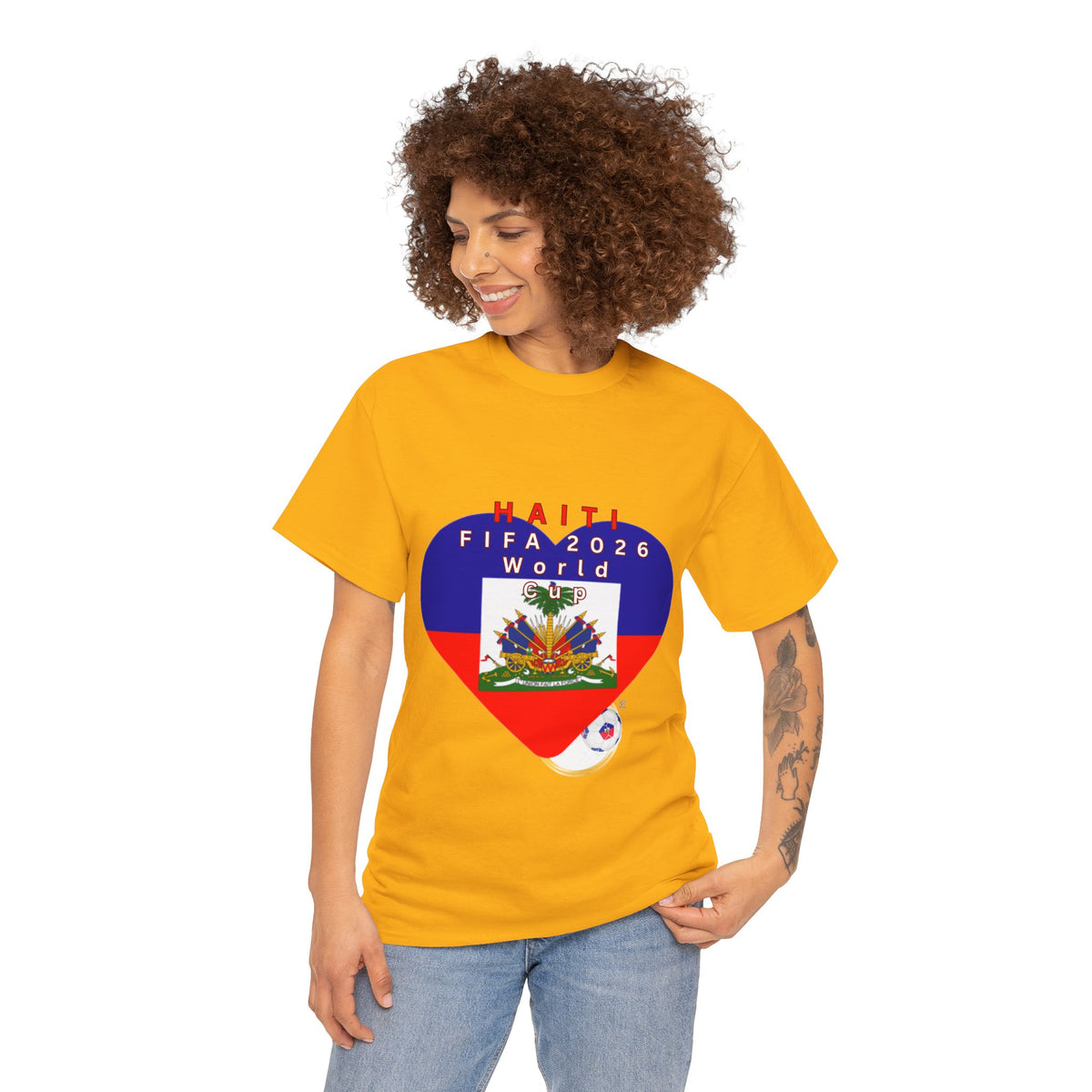 Heart of The Haitian Flag Tee