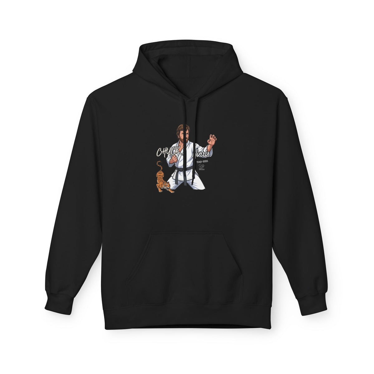 Chuck Norris Karate Hoodie | Martial Arts, Tiger Illustration by GT Artland