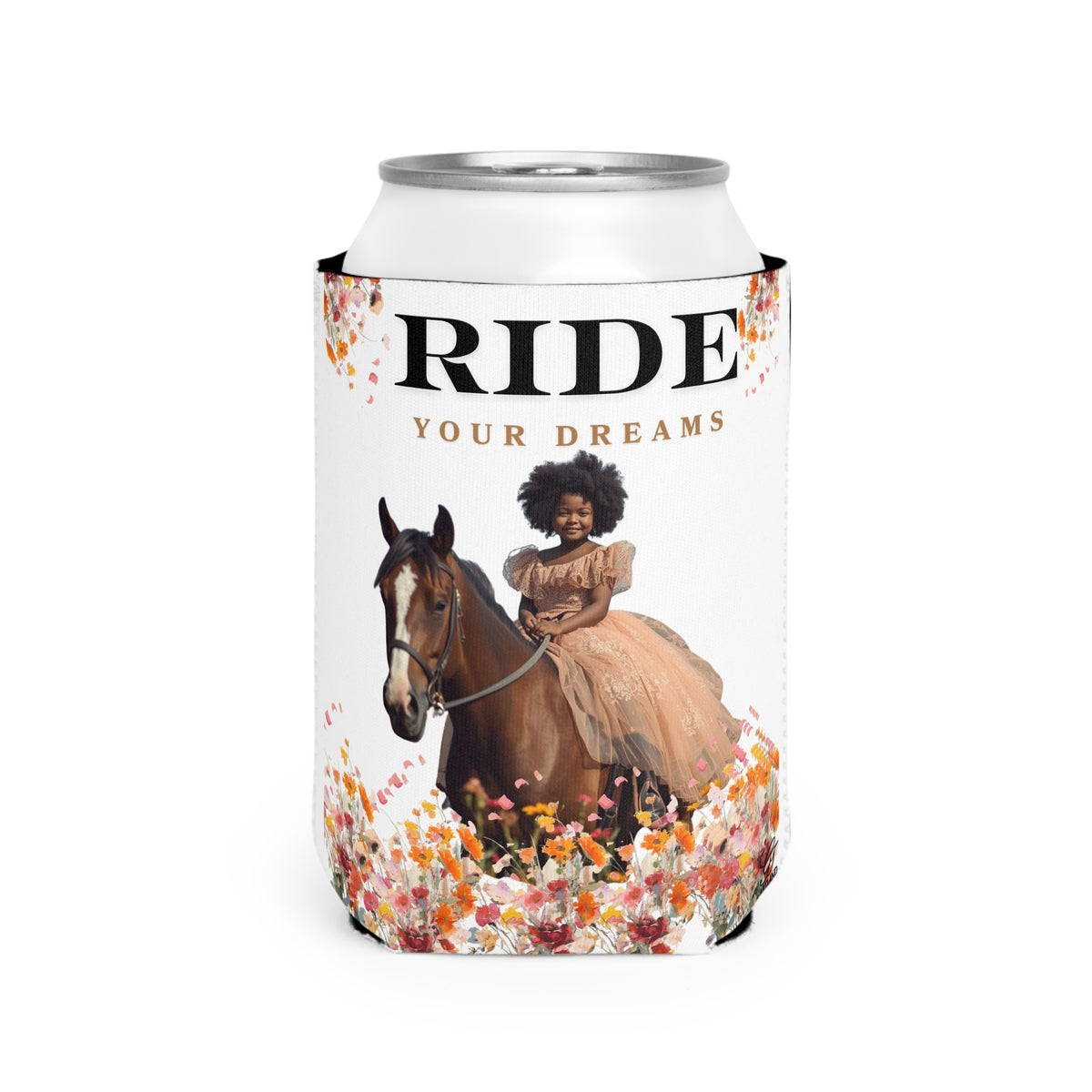 Ride Your Dreams Cooler Sleeve on Horse