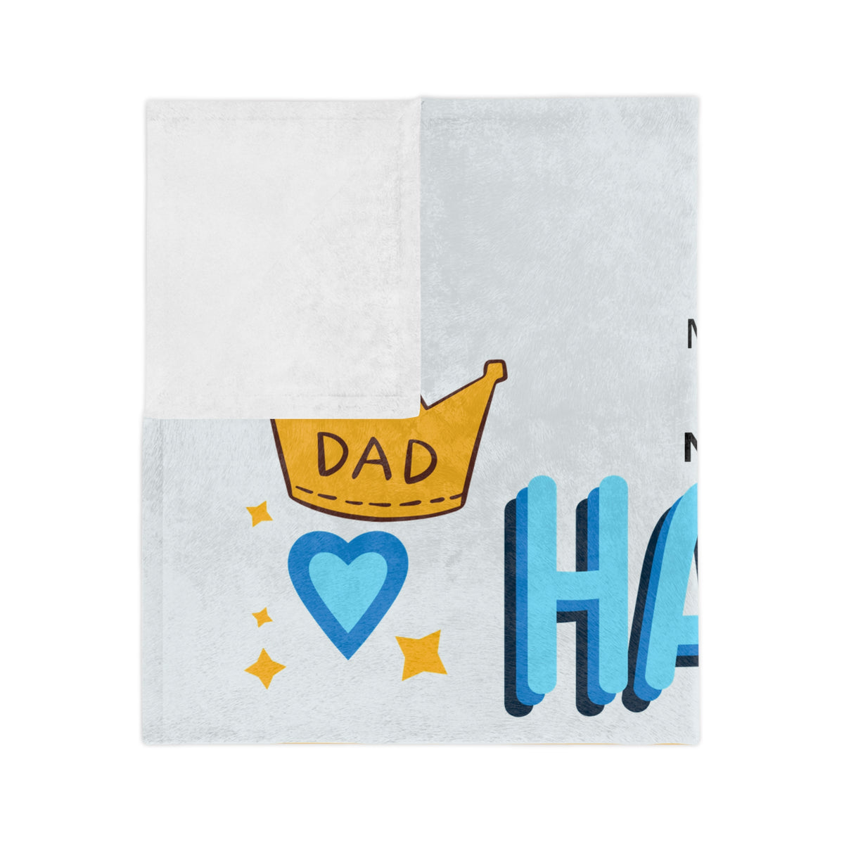 Happy Father's Day Velveteen Blanket Cute Design