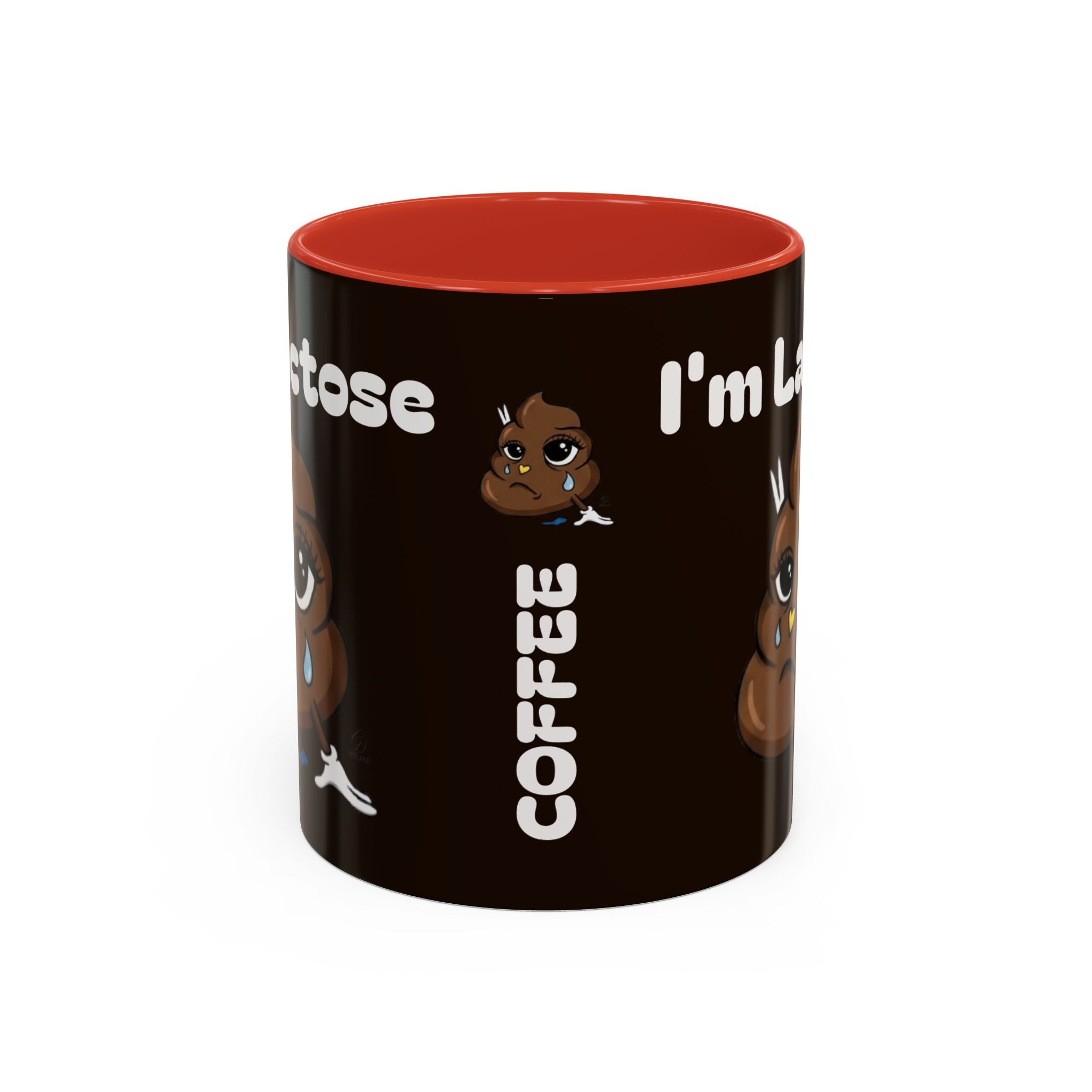 Coffee Mug — “I’m Lactose” Funny Poop Emoji Coffee Mug (11/15 oz) by GT Artland