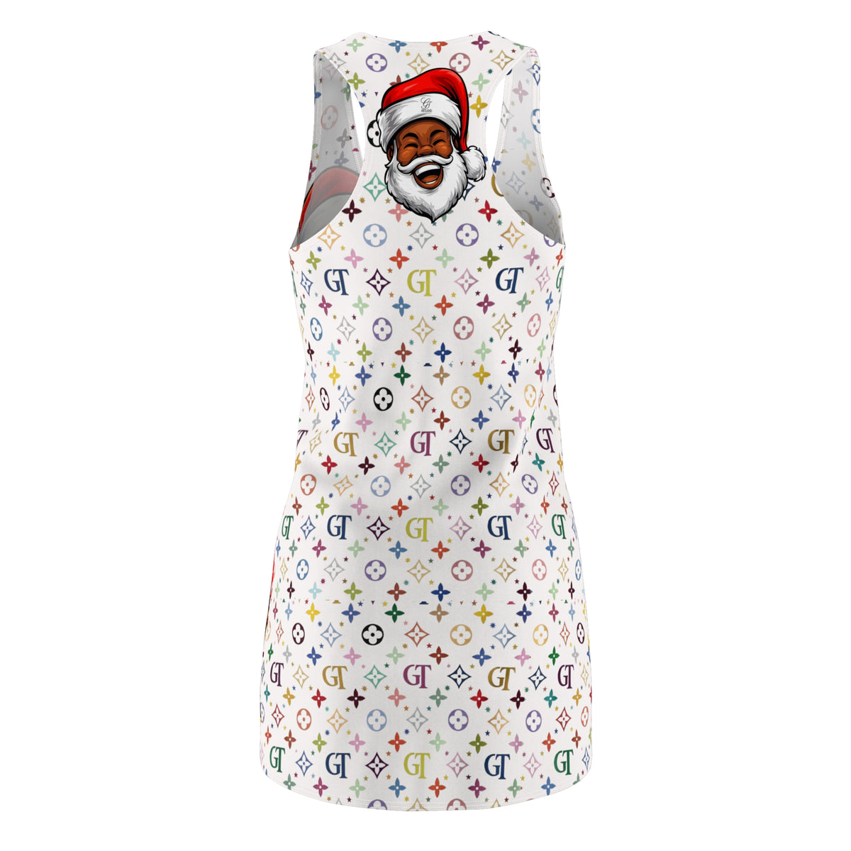 Santa Money Christmas Racerback Dress by GT Artland