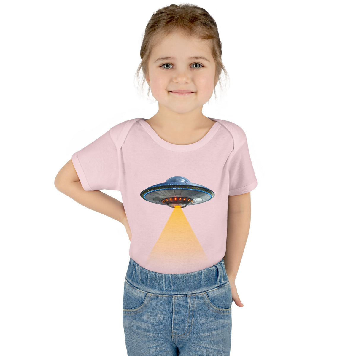 UFO Infant Bodysuit | Cute Alien Spaceship Baby Onesie