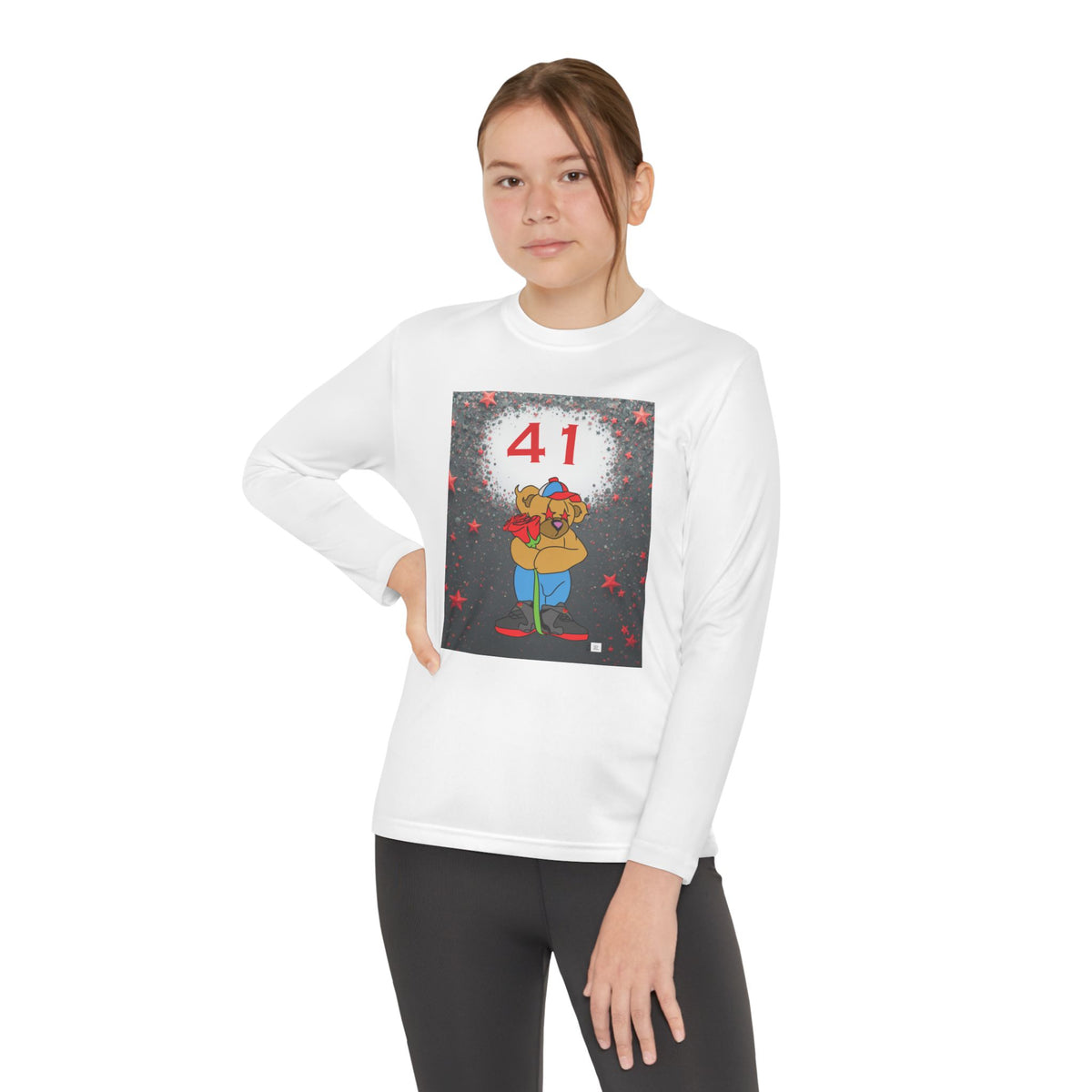 Bear Number 41 Long Sleeve T-Shirt