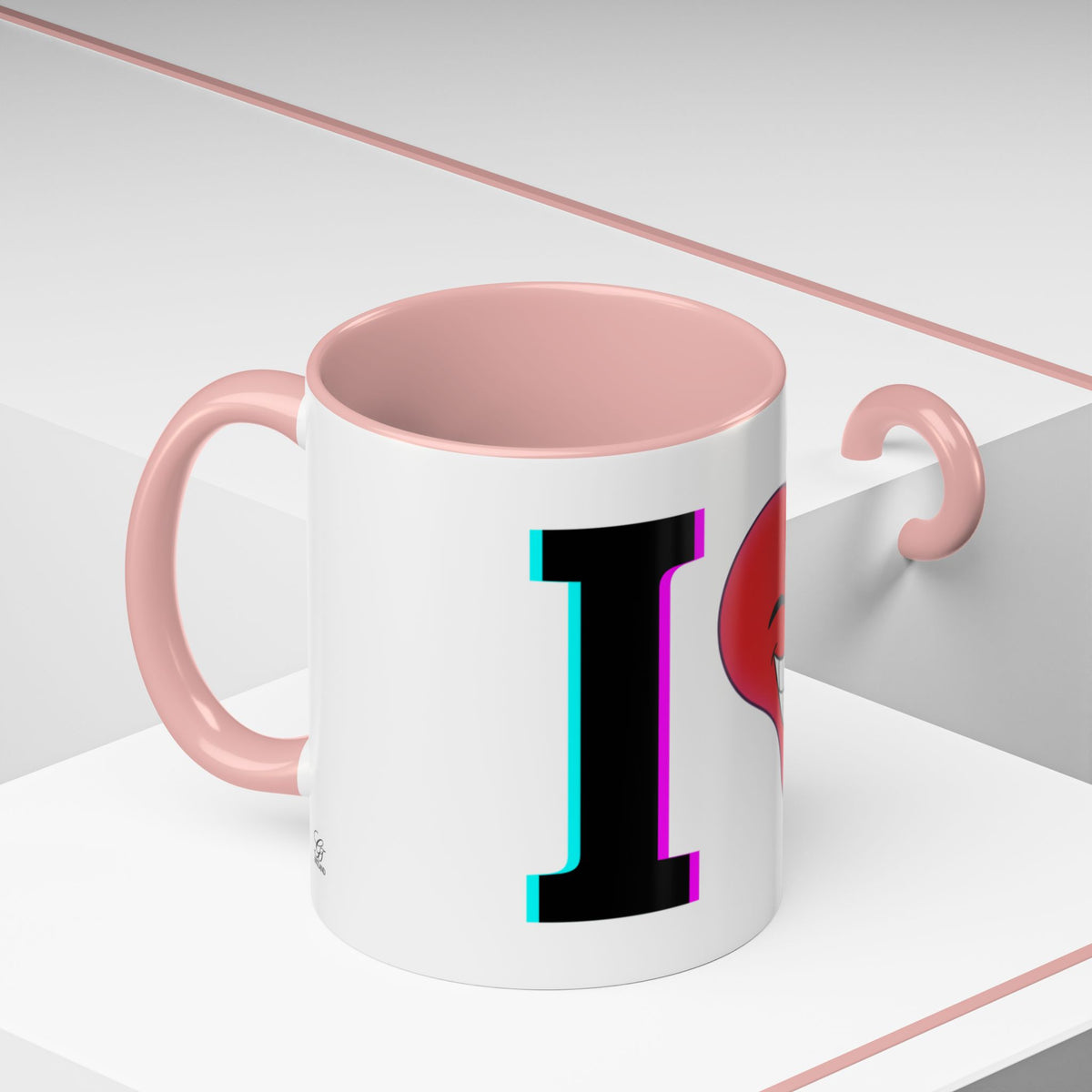 Winking Heart Graphic Mug | Accent Coffee Mug 11oz 15oz