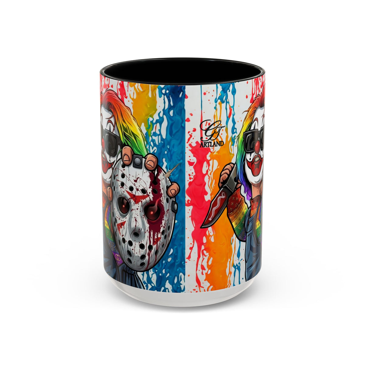 Rainbow Slasher Color Drip Designer GT Soldier Edition | Accent Coffee Mug 11oz 15oz