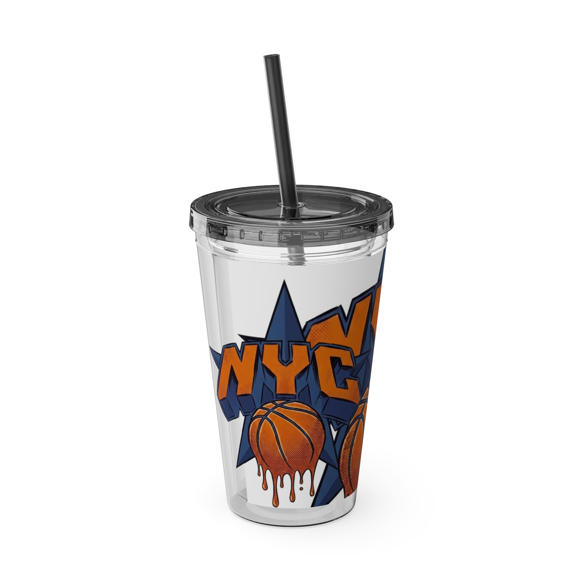 NYC Basketball Drip Tumbler 16oz