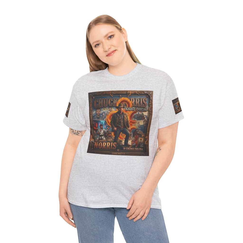 Retro Action Movie Poster T-Shirt | Vintage Fighter Hero Tee