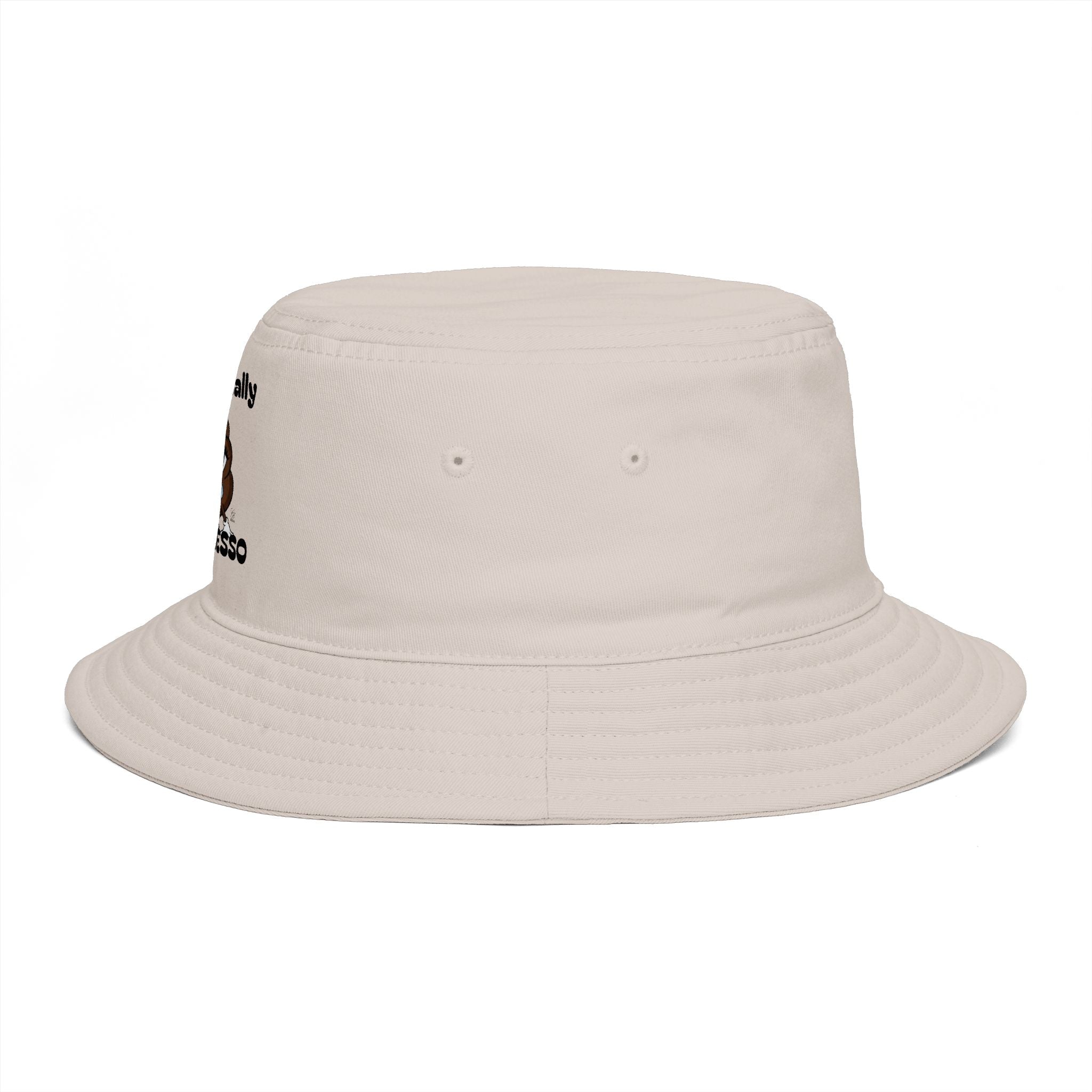 Copy of Emotionally Expresso Bucket Hat | Cute Coffee Bean Crying Emoji Designer Illustration by GT Artland