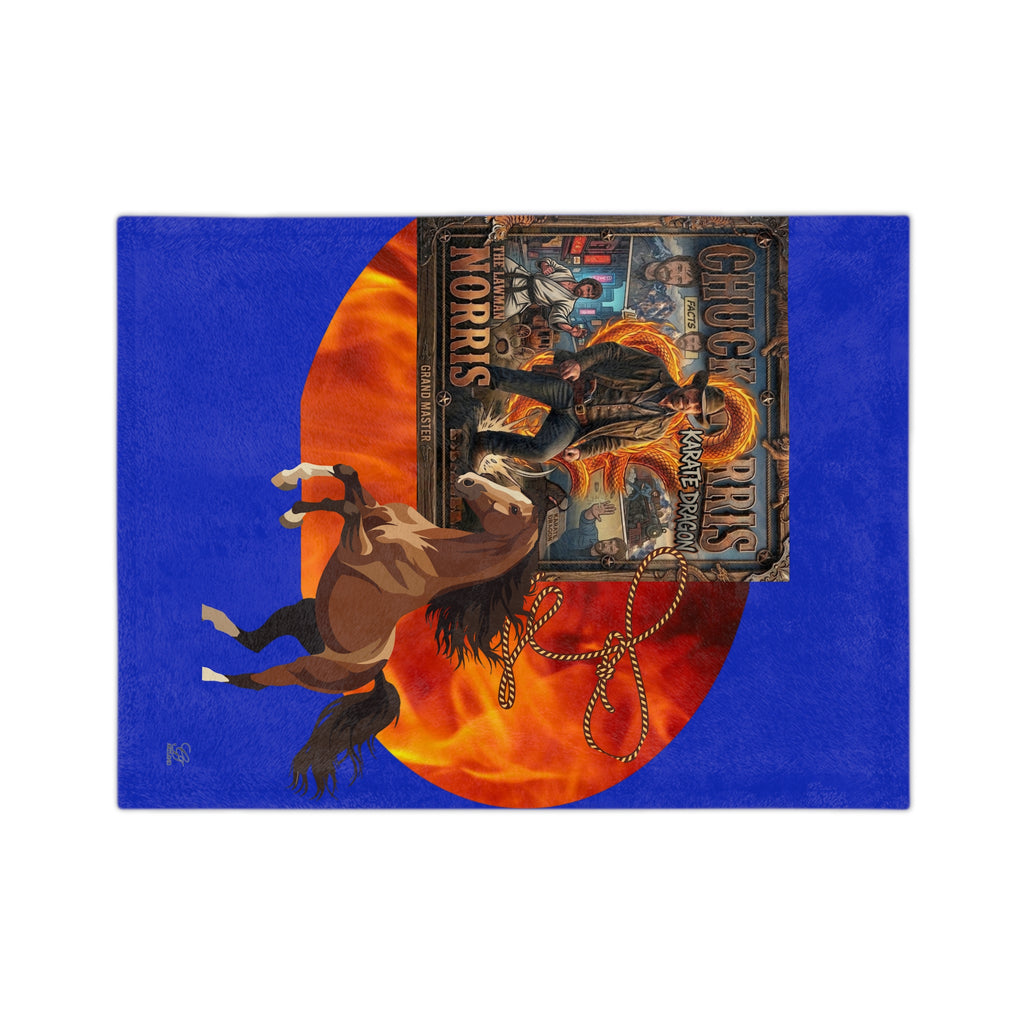 Chuck Norris Velveteen Microfiber Horse Blanket