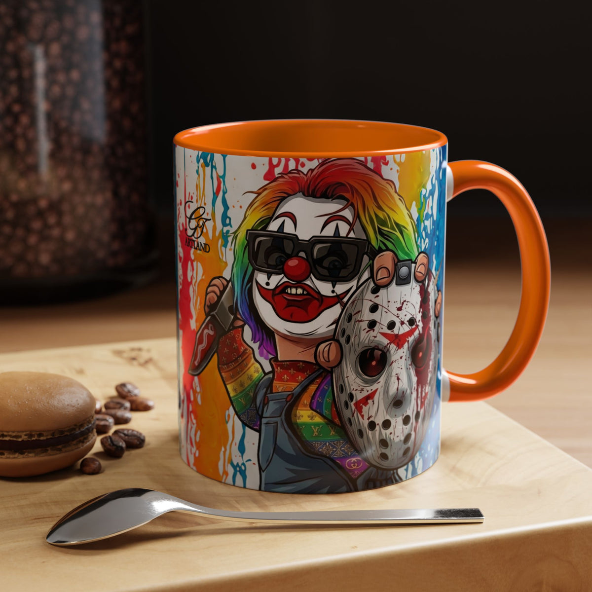 Rainbow Slasher Color Drip Designer GT Soldier Edition | Accent Coffee Mug 11oz 15oz