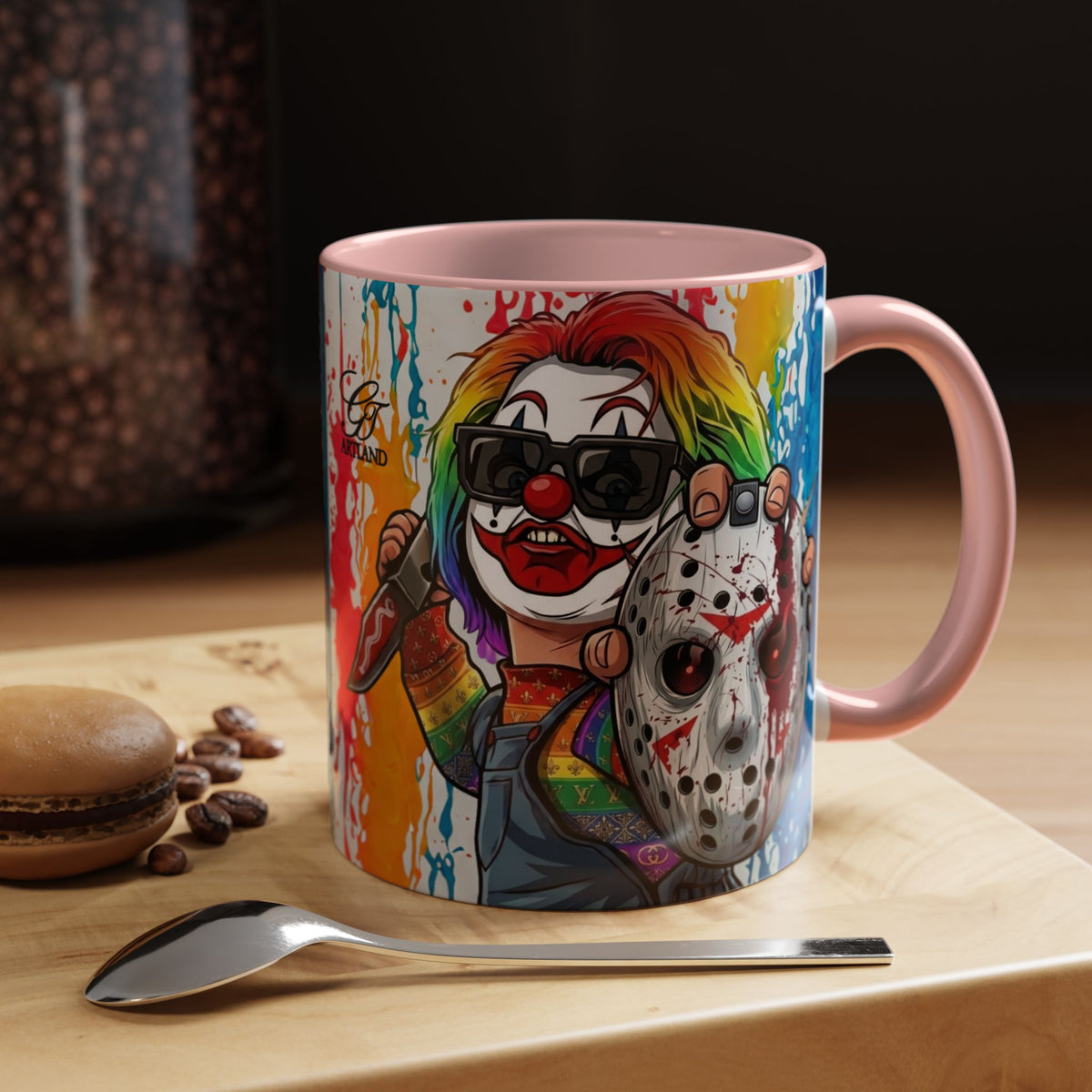 Rainbow Slasher Color Drip Designer GT Soldier Edition | Accent Coffee Mug 11oz 15oz