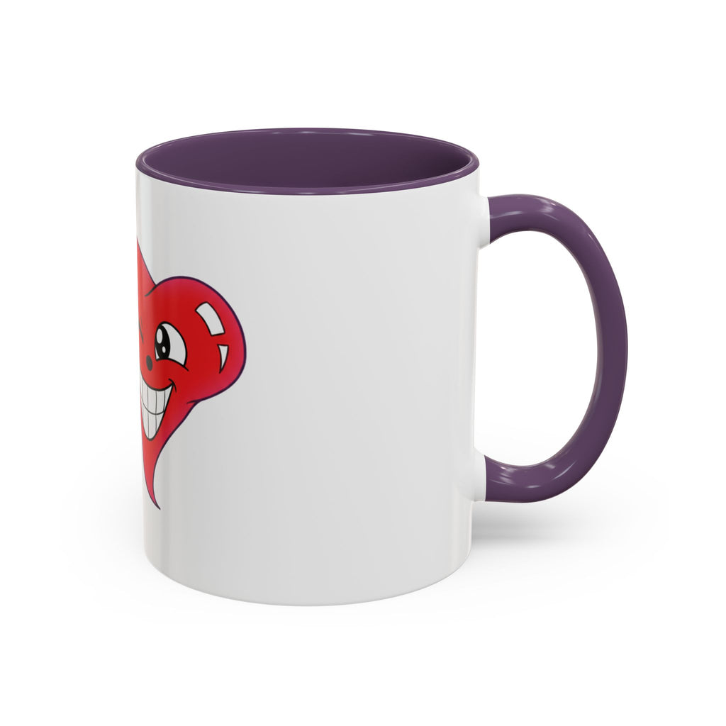 Winking Heart Graphic Mug | Accent Coffee Mug 11oz 15oz