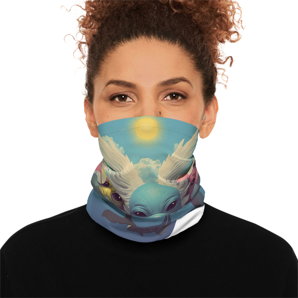 Pastel Dolphin Scenic Neck Gaiter |  Face Mask