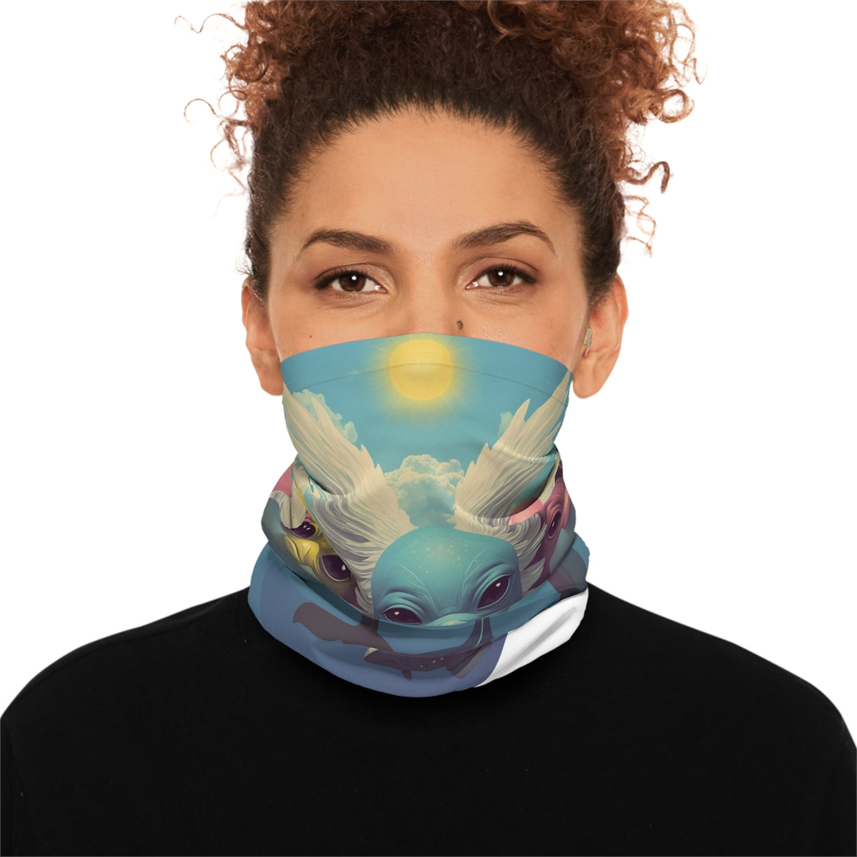 Pastel Dolphin Scenic Neck Gaiter |  Face Mask