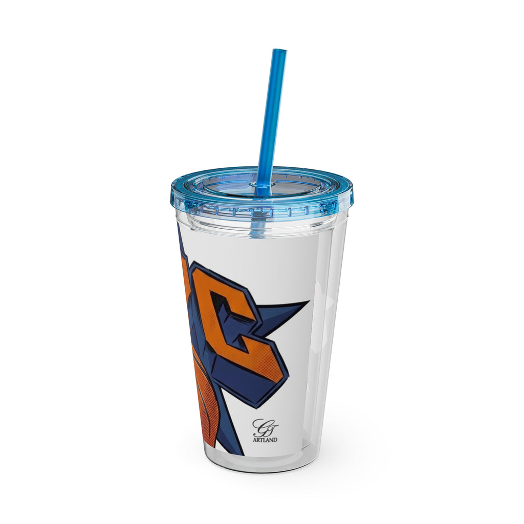 NYC Basketball Drip Tumbler 16oz