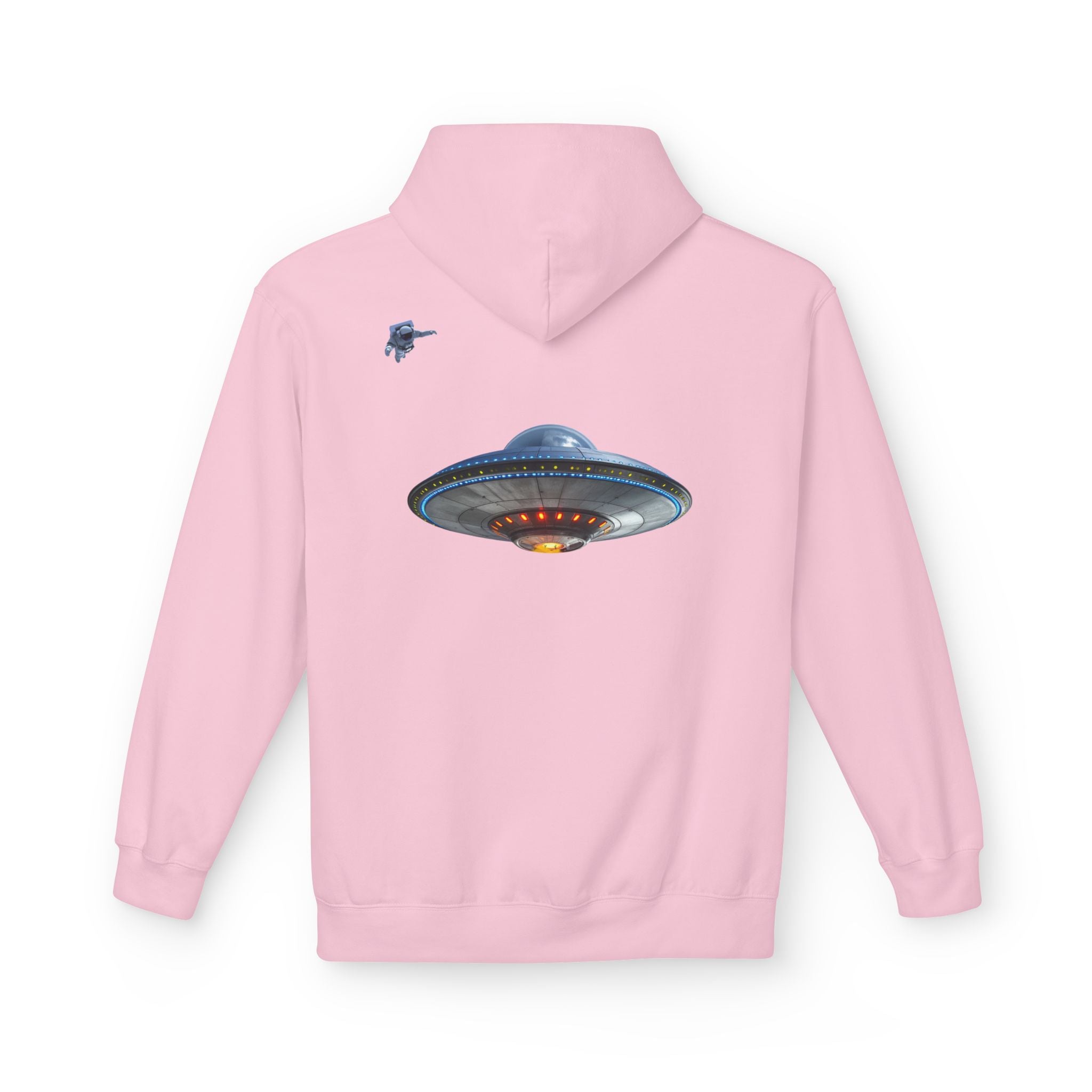 Retro UFO Spaceship Hoodie | Paranormal Alien Abduction Design