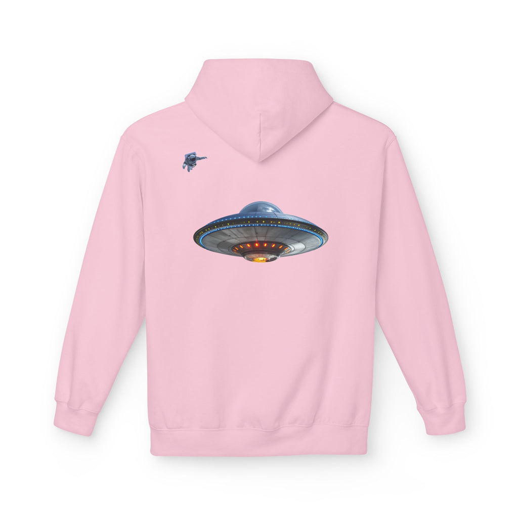 Retro UFO Spaceship Hoodie | Paranormal Alien Abduction Design