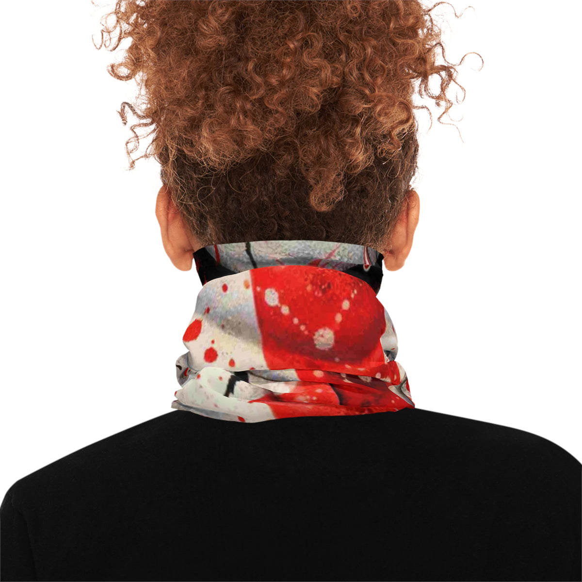 Gore Stripe Neck Gaiter | Horror Splatter Face Covering by GT Artland
