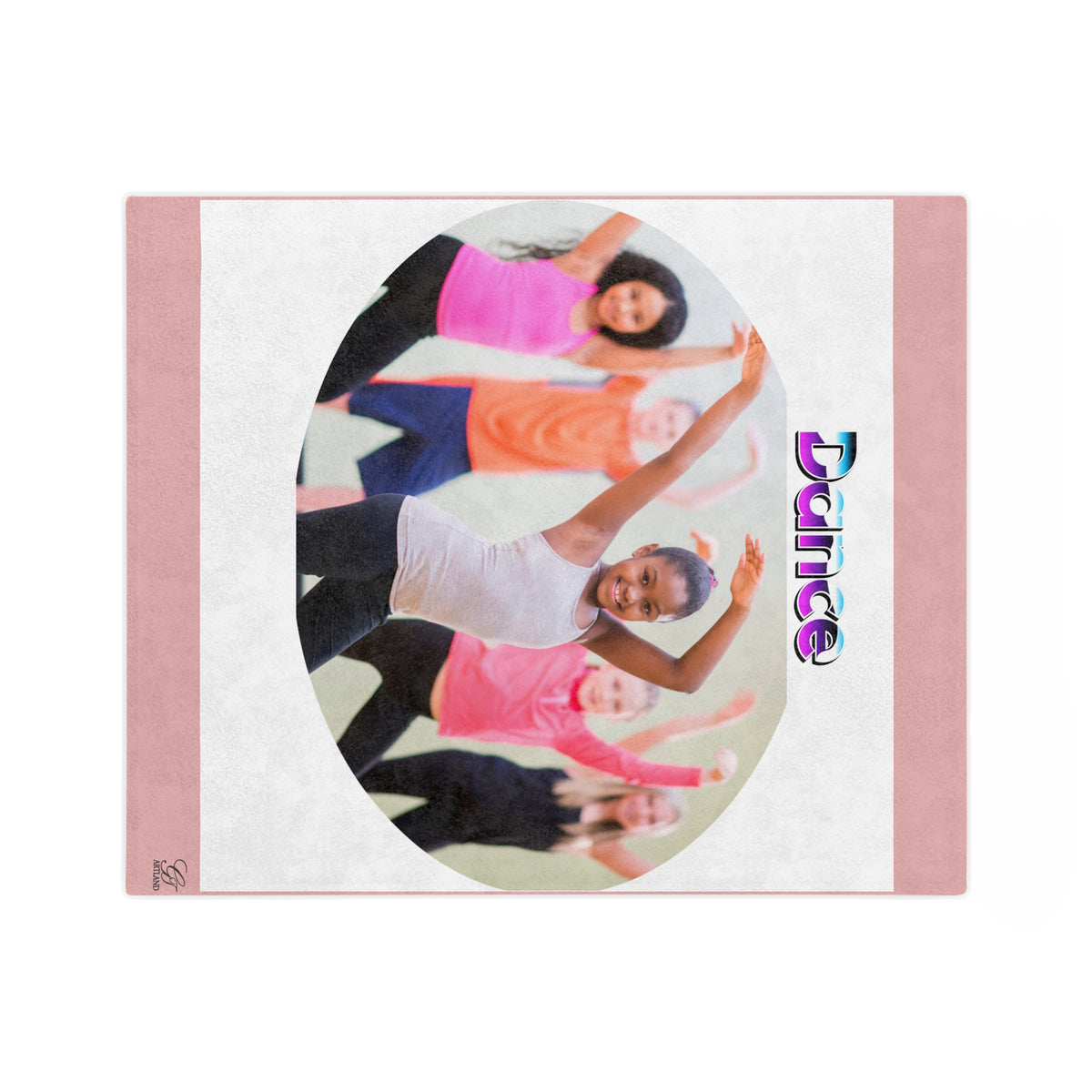 Colourful Dancing Girls' Velveteen  Blanket
