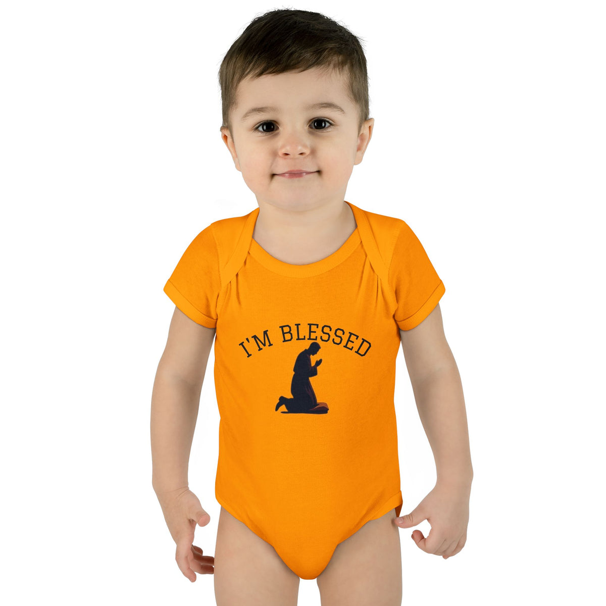 Praying Silhouette Infant Bodysuit | Baby Onesie