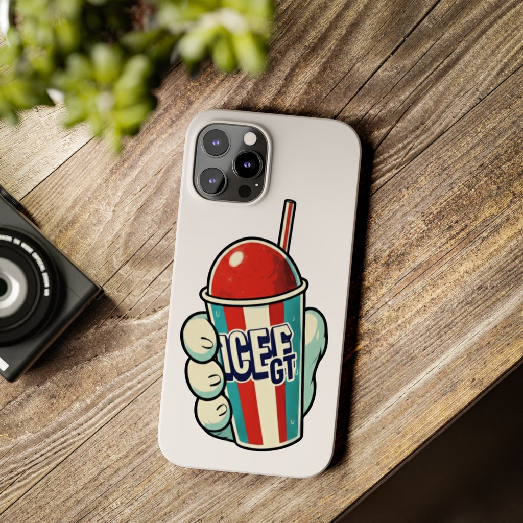 ICEE Slush Cup Slim Phone Case | Red White Blue Slushie