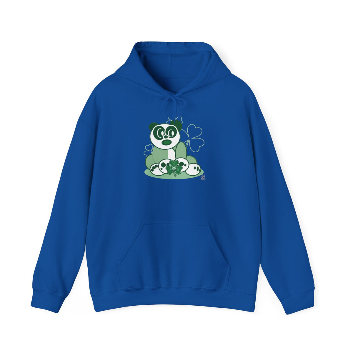 Green Panda with Bamboo Hoodie