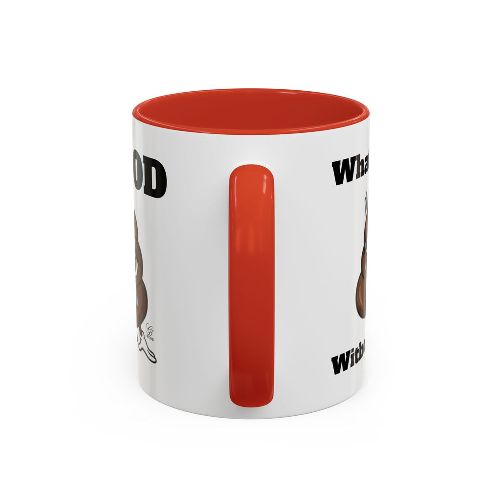 #MOOD Winnie without the poo Funny Poop Emoji Accent Coffee Mug – 11/15oz Novelty Gift by GT Artland