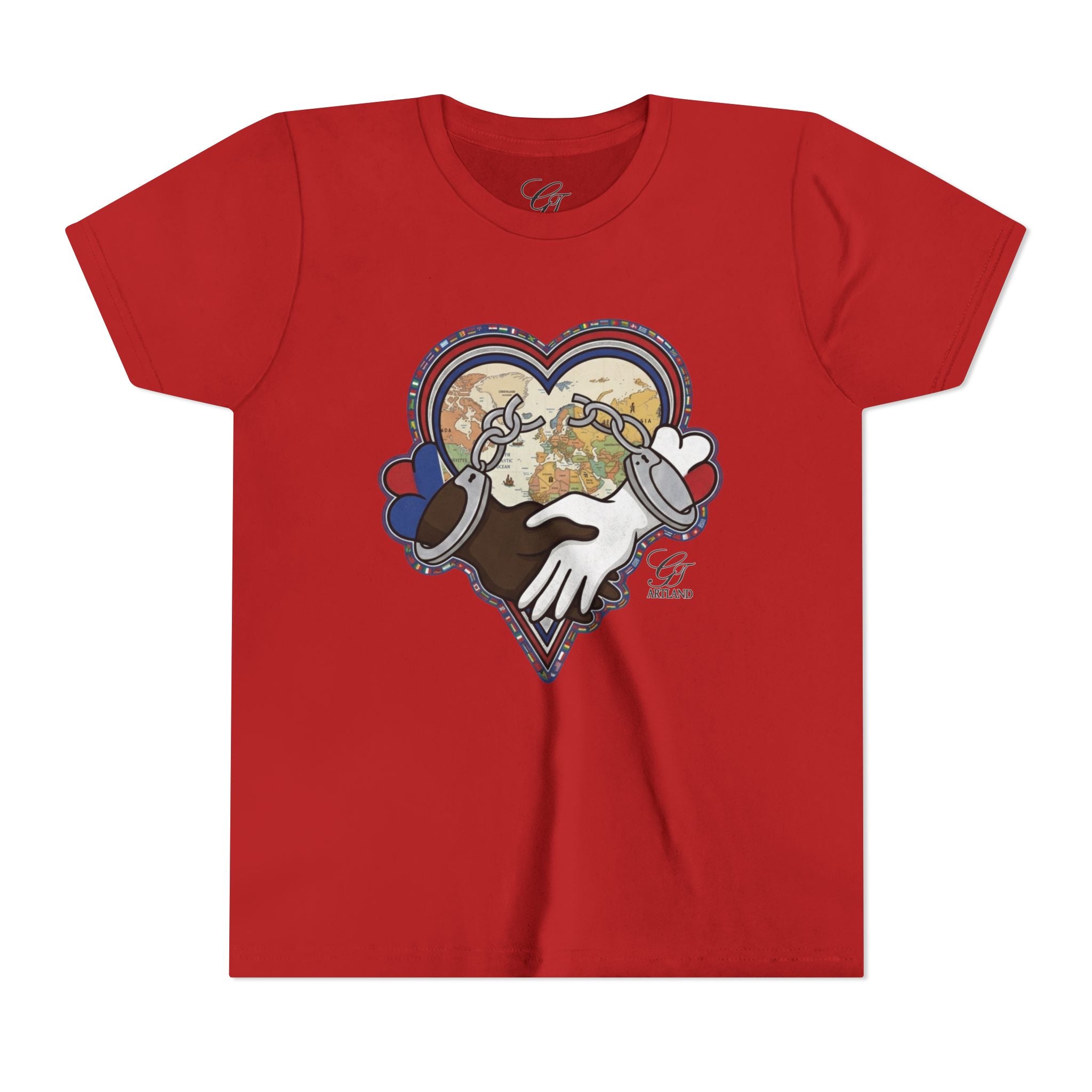 Heart Hands Graphic Tee | Youth Short Sleeve Tee by GT Artland