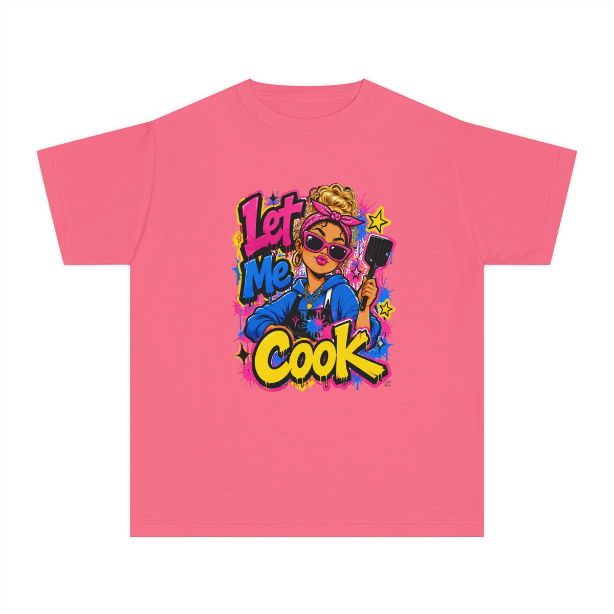 Let Me Cook Chef Girl Youth T-Shirt
