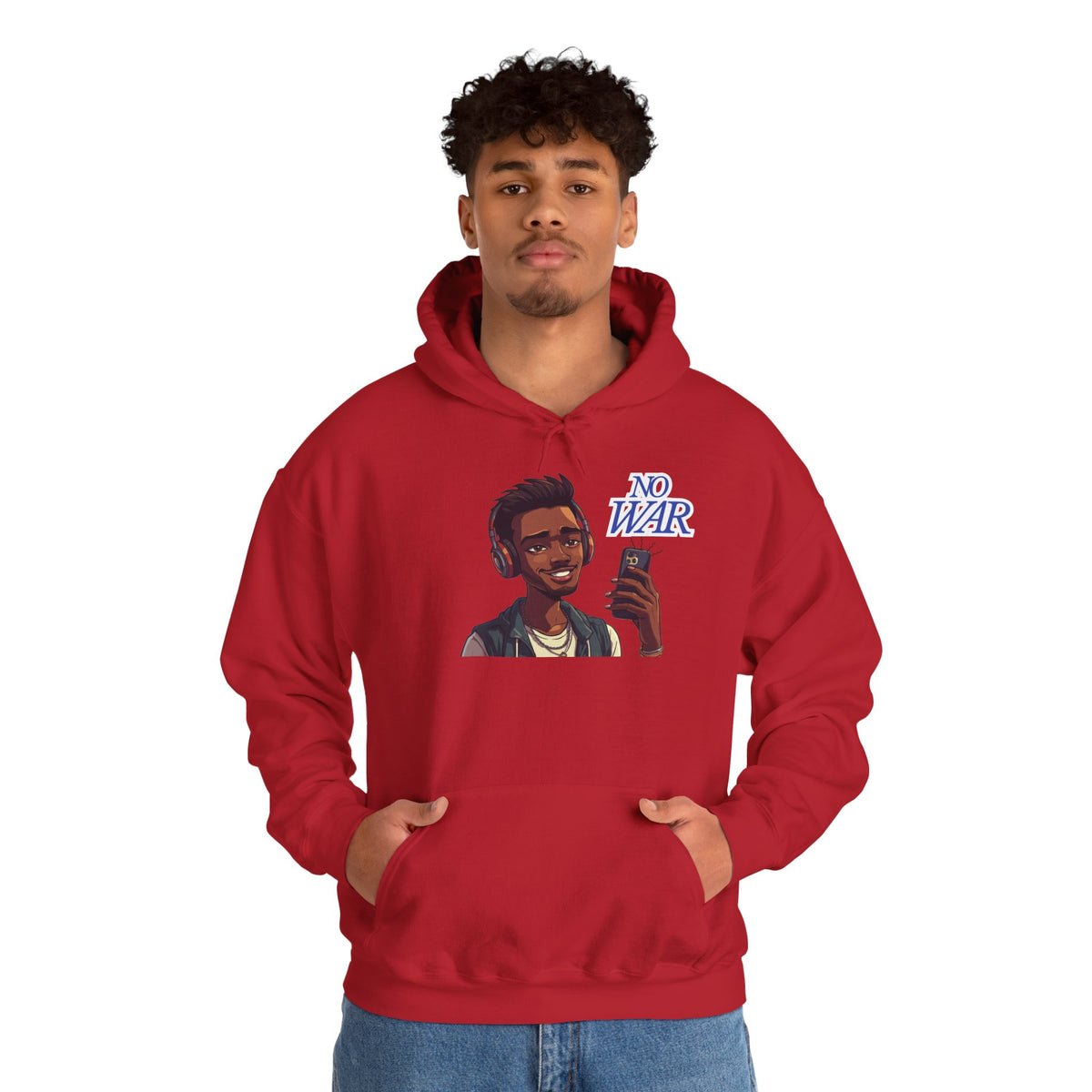 No War Unisex Heavy Blend Hoodie -Sweatshirt