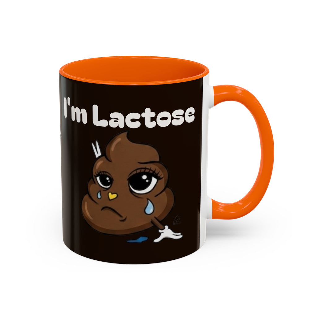 Coffee Mug — “I’m Lactose” Funny Poop Emoji Coffee Mug (11/15 oz) by GT Artland