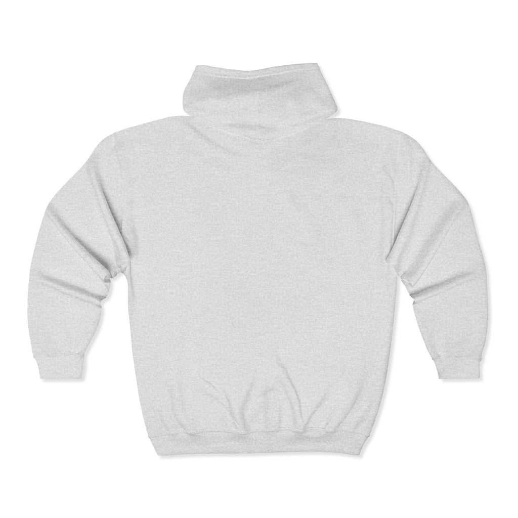 Unisex I LOVE Heavy Blend Full Zip Hooded Sweatshirt Hoodie | Full Zip Sweatshirt