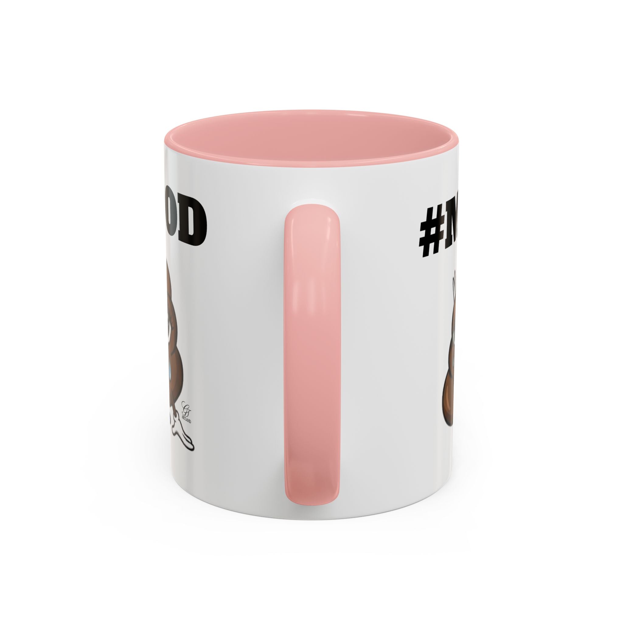 #MOOD Poop Emoji Accent Coffee Mug — Funny 11/15oz Novelty Mug by GT Artland