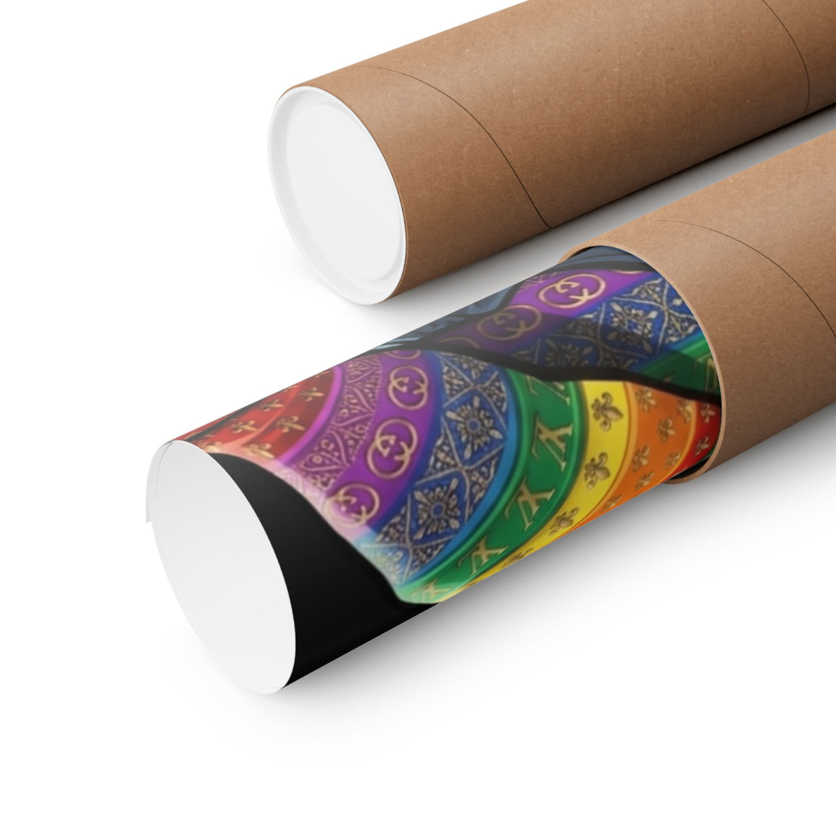 Rainbow Slasher Urban Designer Horror Matte Vertical Posters by GT Artland