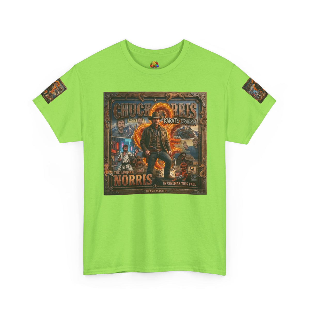 Retro Action Movie Poster T-Shirt | Vintage Fighter Hero Tee