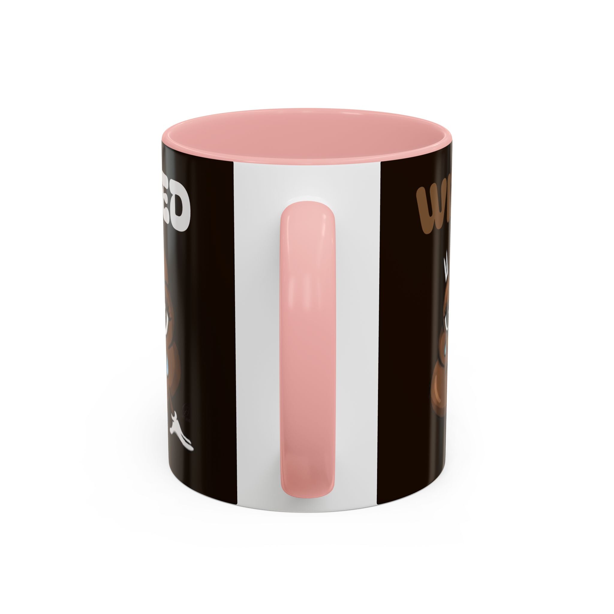 Coffee Mug - "Wired" Cute Poop Emoticon Design (11/15 oz) by GT Artland
