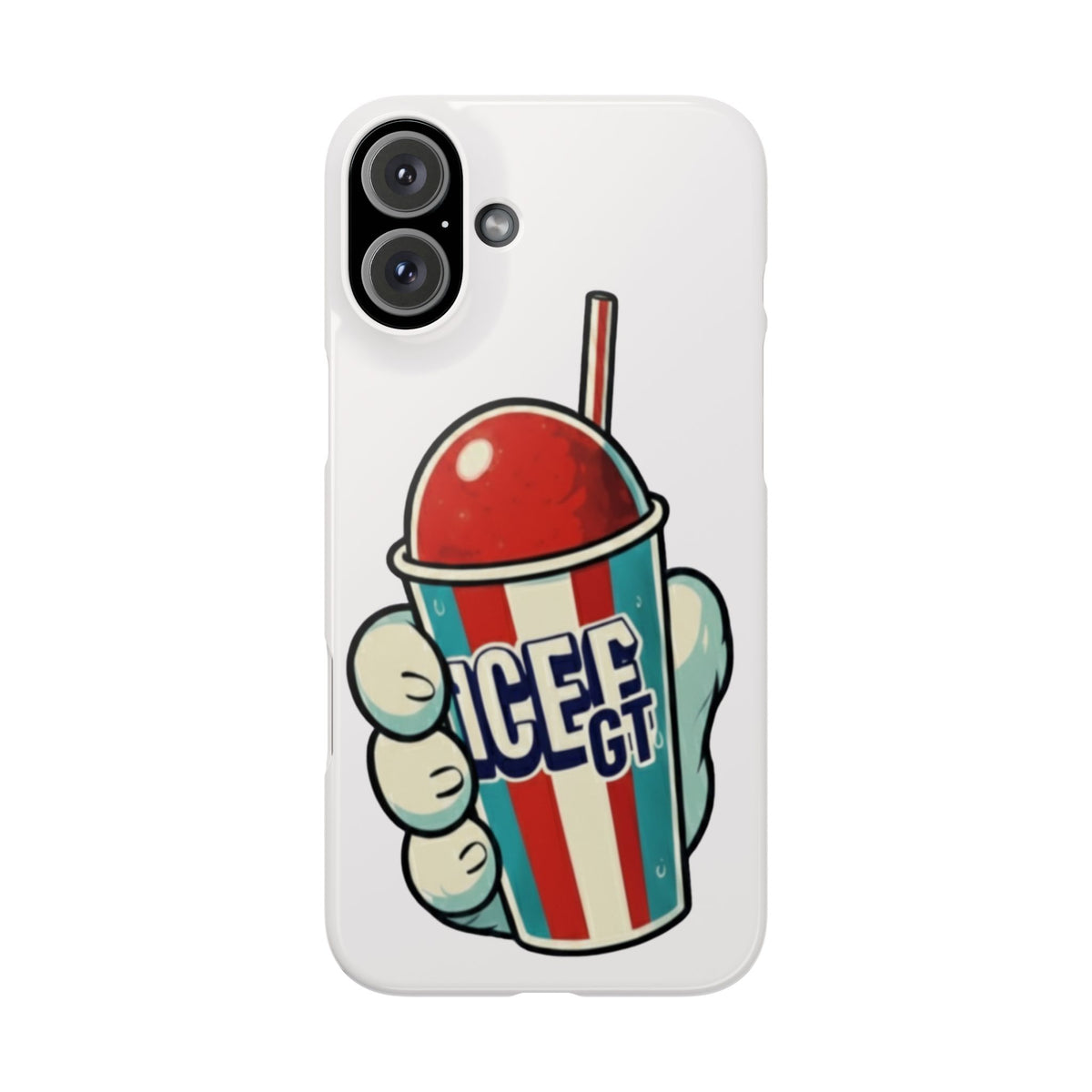 ICEE Slush Cup Slim Phone Case | Red White Blue Slushie