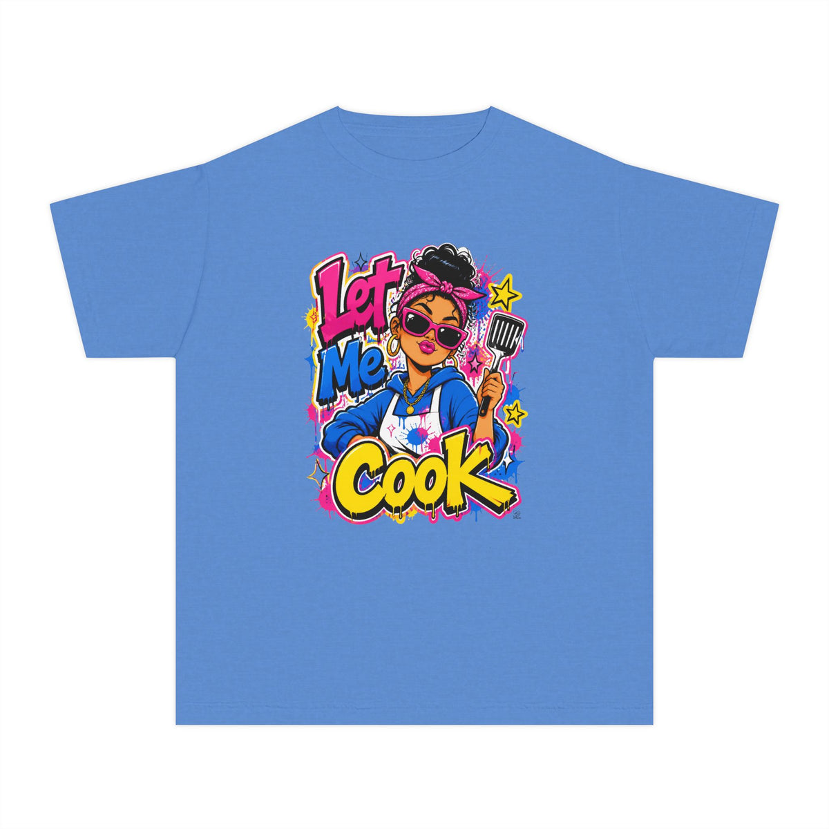 Let Me Cook Cartoon Chef Youth T-Shirt