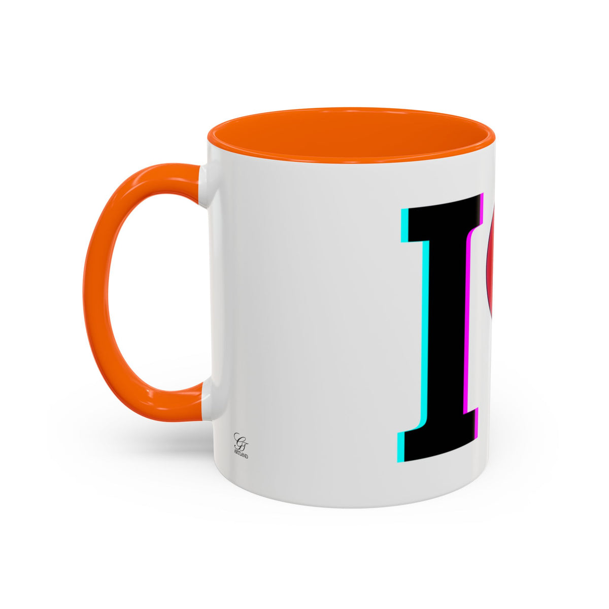 Winking Heart Graphic Mug | Accent Coffee Mug 11oz 15oz