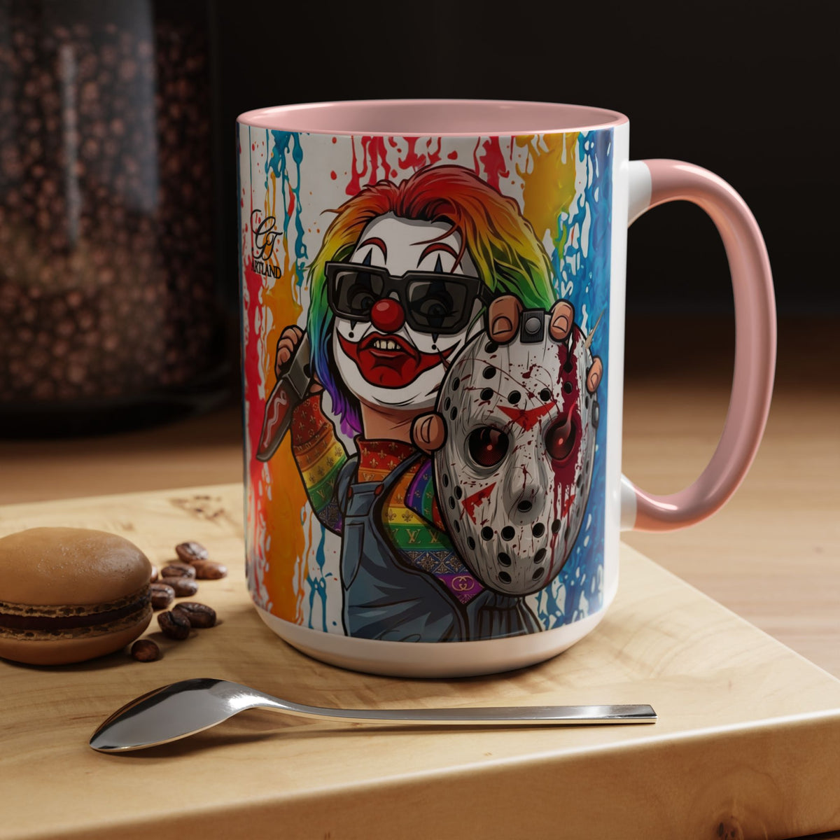 Rainbow Slasher Color Drip Designer GT Soldier Edition | Accent Coffee Mug 11oz 15oz