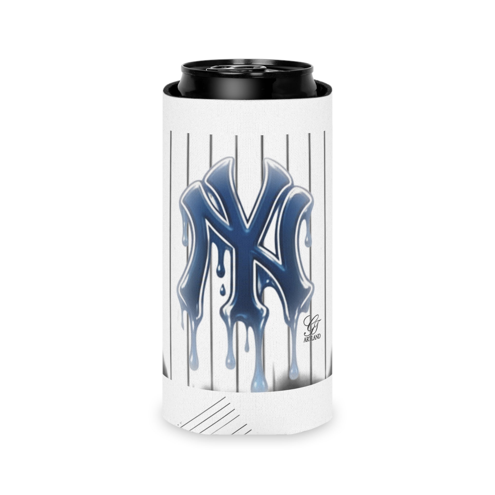 Dripping NYC Fan Gear Pinstripe Can Cooler | Can Cooler by GT Artland