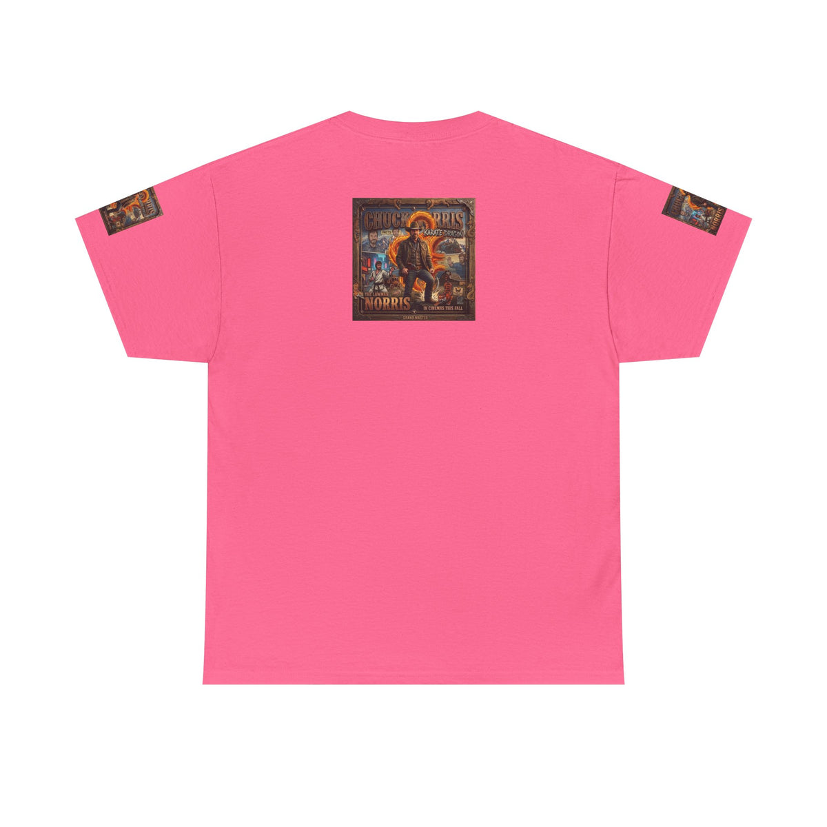 Retro Action Movie Poster T-Shirt | Vintage Fighter Hero Tee