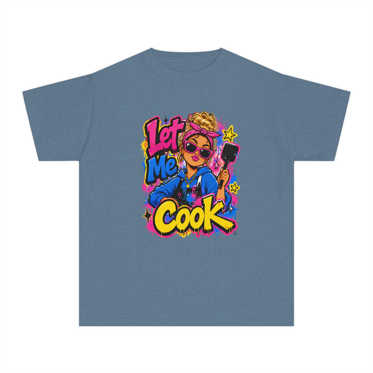 Let Me Cook Chef Girl Youth T-Shirt