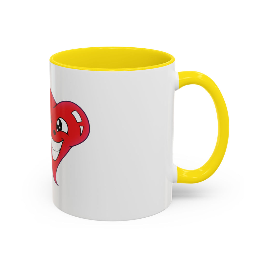 Winking Heart Graphic Mug | Accent Coffee Mug 11oz 15oz
