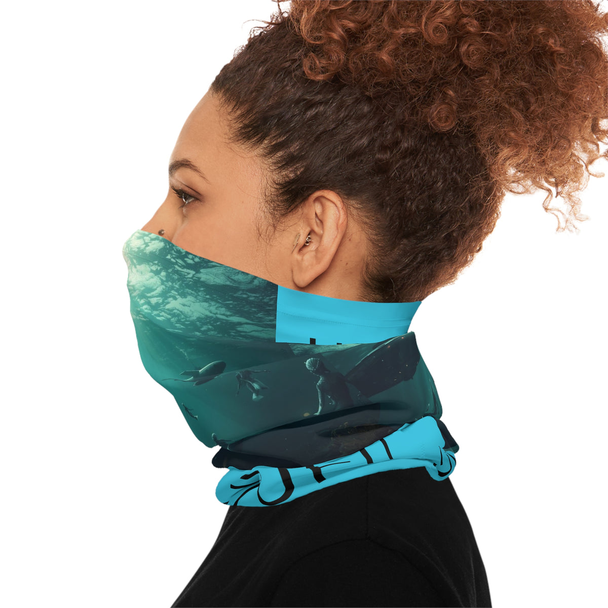 Ocean Submarine Scene Neck Gaiter - Face Covering