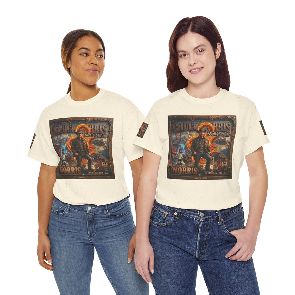 Retro Action Movie Poster T-Shirt | Vintage Fighter Hero Tee