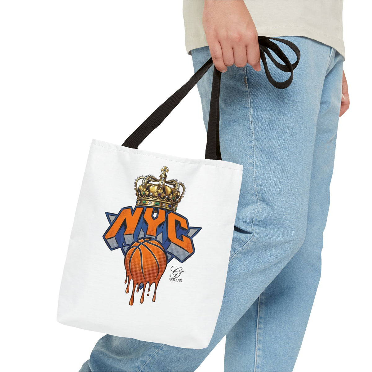 NYC Crown Basketball tote bag | Streetwear City Sports design