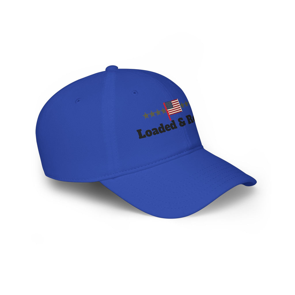 "Loaded & Ready" Flag Embroidery Cap | American Baseball Hat